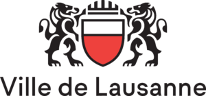 Logo de Ville de Lausanne, sponsor du projet pilote intitulé ça Vaud l'retour.