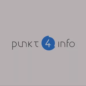 Logo de Punk 4 Info, dans lequel un article de presse du premier événement suisse sur la réutilisation est paru.