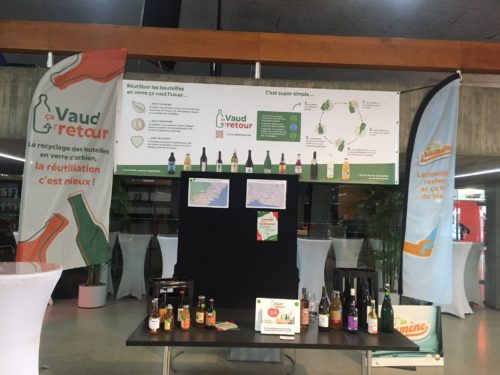 Présentation du projet au sein de l'événement suisse sur la réutilisation.