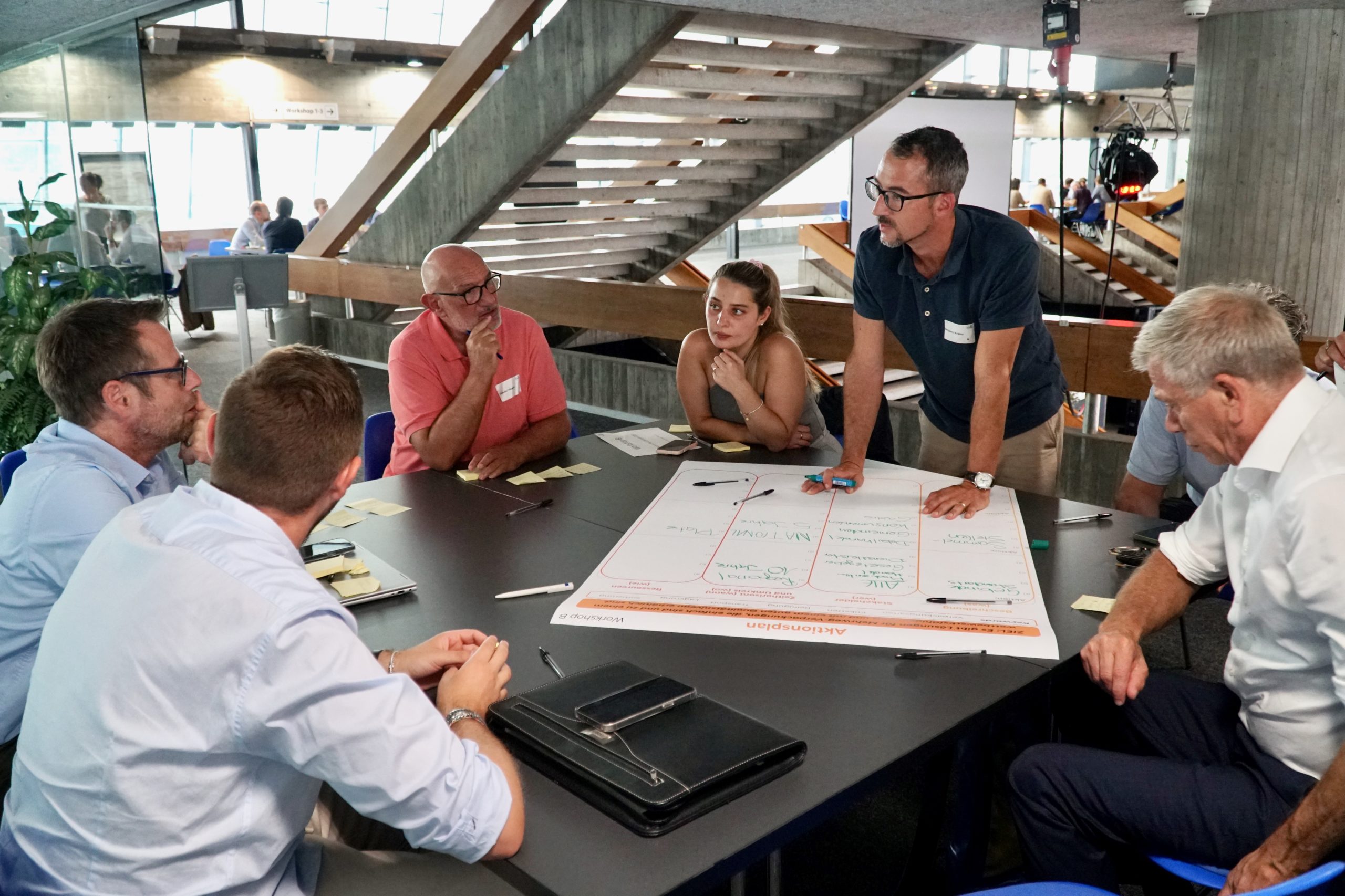 In den Workshops wurde angeregt über Reuse in der Schweiz diskutiert